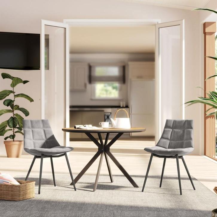 2 chaises NEUVES ( PLUSIEURS LOTS NEUFS ) - 50 % ET PLUS, Huis en Inrichting, Stoelen, Nieuw, Hout, Metaal, Zwart, Ophalen