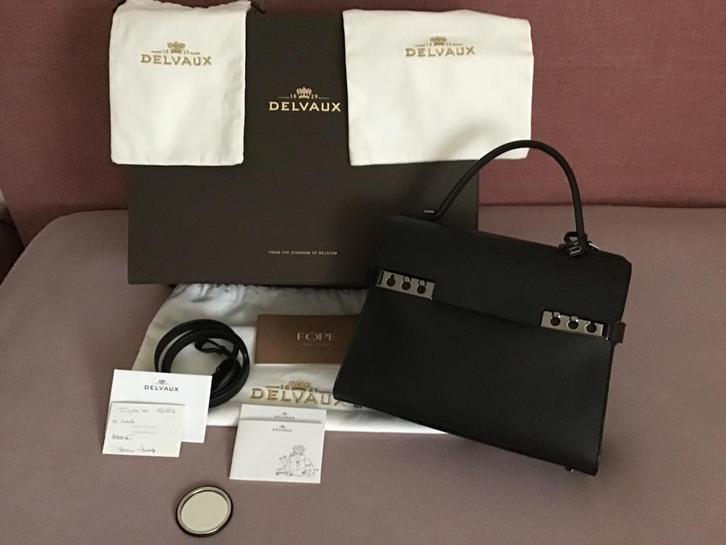 Delveaux tas zwart Tempéte MM, Handtassen en Accessoires, Tassen | Damestassen, Nieuw, Handtas, Zwart, Ophalen of Verzenden