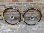 Mooie 35mm alu wielen met Enve decalls + schijven en banden, Ophalen, Gebruikt