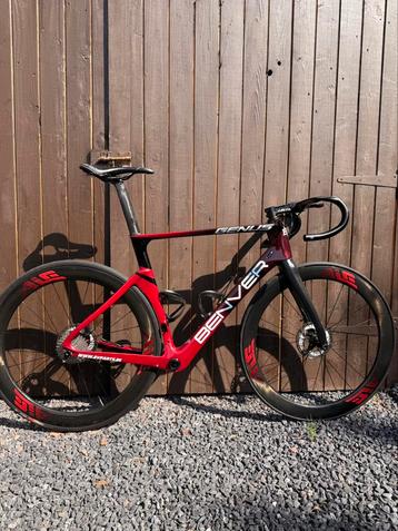 Aero koersfiets/frame De Rosa maat L, Fietsen en Brommers, Ophalen, Carbon
