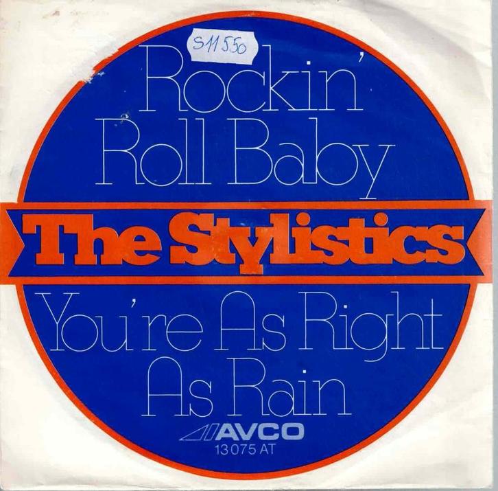 Vinyl, 7"   -   The Stylistics – Rockin' Roll Baby, Cd's en Dvd's, Vinyl | Overige Vinyl, Overige formaten, Ophalen of Verzenden