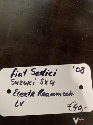 Fiat Sedici Suzuki SX4 2008 Elektr.Raammechanisme Linksvoor beschikbaar voor biedingen