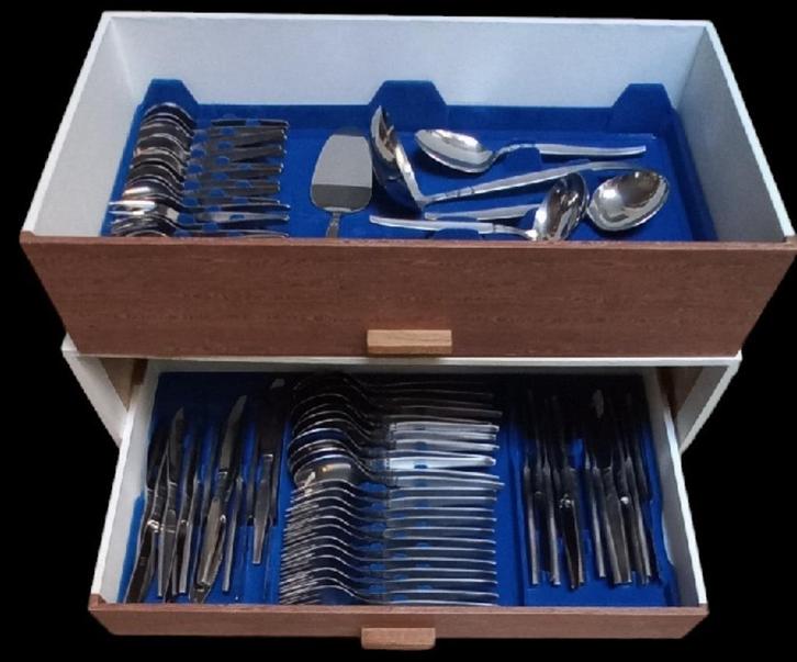 vintage Amefa bestek 79-delig., Antiek en Kunst, Antiek | Bestek, Ophalen