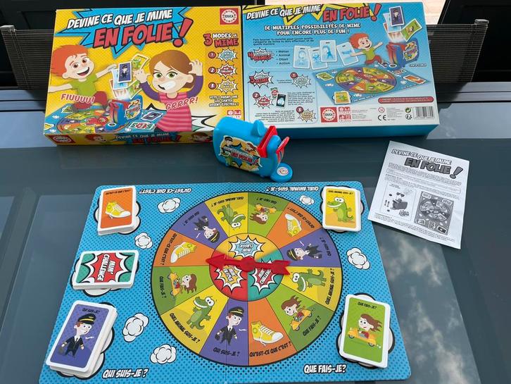 Bordspel, Raad eens wat ik nabootst, Educa, Hobby en Vrije tijd, Gezelschapsspellen | Bordspellen, Zo goed als nieuw, Een of twee spelers