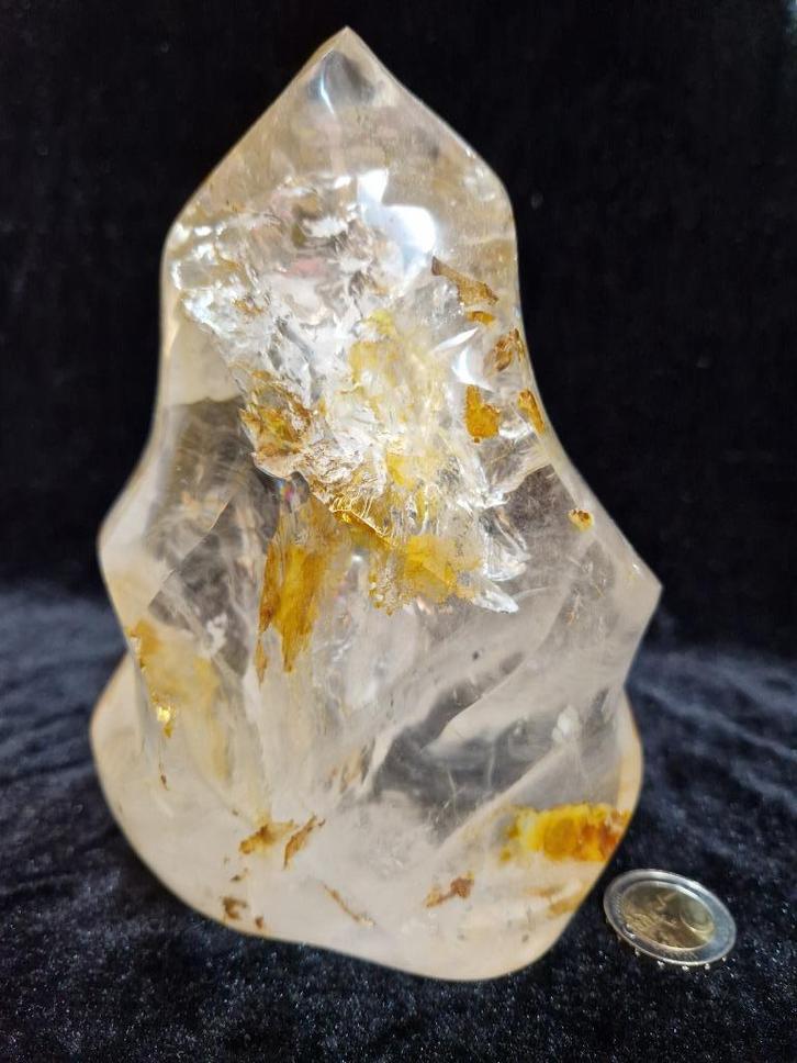 Prachtige Hematiet Kwarts Vlam - Mooie Kwaliteit - 1.680 g !, Verzamelen, Mineralen en Fossielen, Mineraal, Ophalen of Verzenden