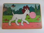 Kuifje Zeldzame Gele Blikken Doos Bobbie Milou Bubble Gum Ja, Verzamelen, Ophalen of Verzenden, Kuifje, Gebruikt