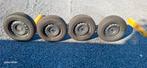 4 velgen met goeie winterbanden 4x100, Auto-onderdelen, Ophalen, 15 inch, Velg(en), Nieuw