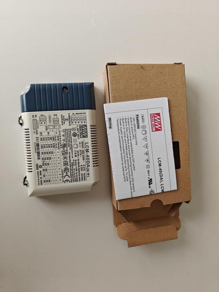 LCM-40DA dimbare LED-drivers, Doe-het-zelf en Bouw, Elektriciteit en Kabels, Nieuw, Overige typen, Ophalen of Verzenden