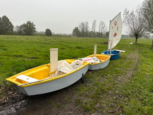 3 stuks optimist zeilboot, Sports nautiques & Bateaux, Voiliers ouverts, Optimist, Enlèvement