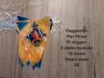 Vlaggen Piet Piraat, Hobby en Vrije tijd, Feestartikelen, Versiering, Gebruikt, Ophalen