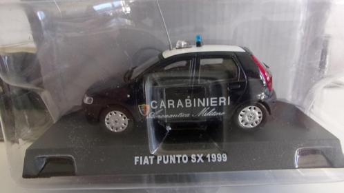 FIAT PUNTO SX POLICE AERIENNE CARABINIERI.1/43 NEUVE SCELLEE, Hobby en Vrije tijd, Modelauto's | 1:43, Nieuw, Auto, Overige merken