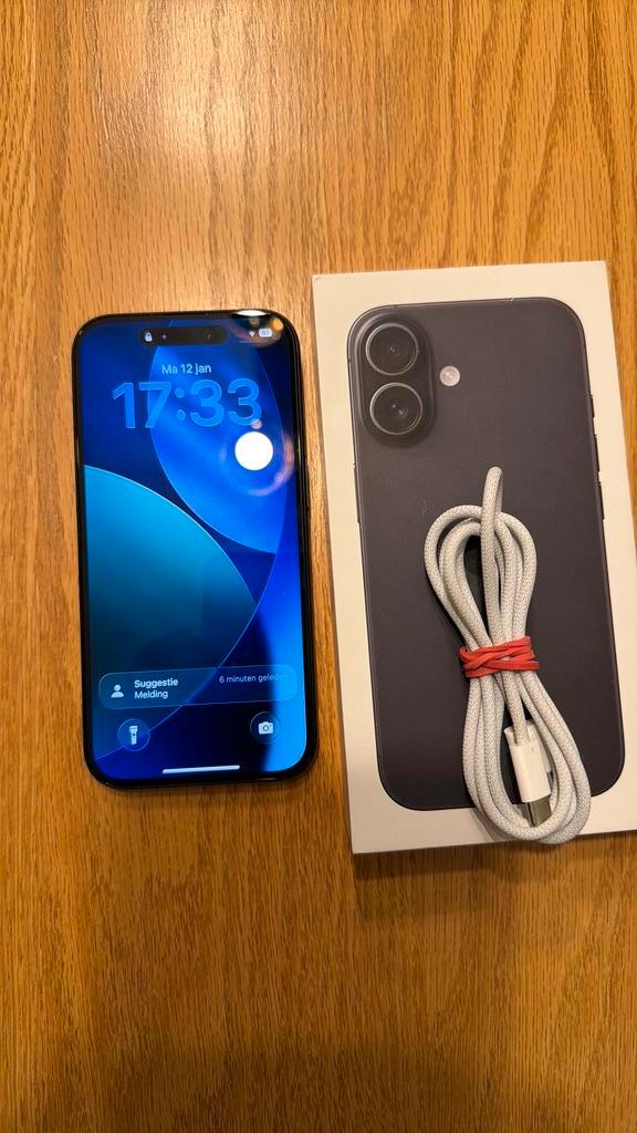 Iphone 16 128GB, Telecommunicatie, Mobiele telefoons | Apple iPhone, Zo goed als nieuw, 128 GB, Zonder abonnement, Zonder simlock