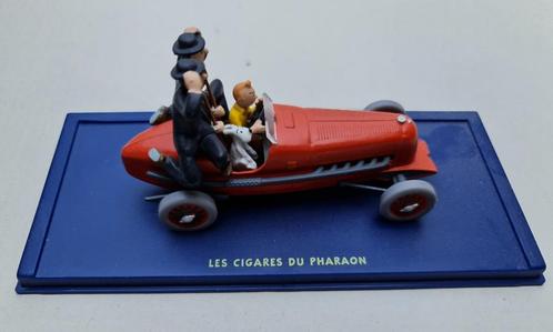 Kuifje-Tintin - De Sigaren van de Farao - rode raceauto 1/43, Hobby en Vrije tijd, Modelauto's | 1:43, Nieuw, Auto, Ophalen of Verzenden