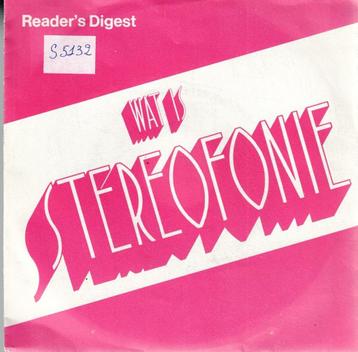 Vinyl, 7"   /   Wat Is Stereofonie