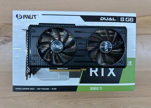 Palit GeForce RTX 3060ti Dual 8Gb, Computers en Software, Videokaarten, Zo goed als nieuw, Nvidia, PCI-Express 4.0, GDDR6, HDMI