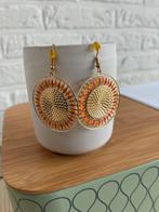 Zomerse oorbellen - Goud / geel / pasteloranje, Bijoux, Sacs & Beauté, Boucles d'oreilles, Enlèvement ou Envoi, Or