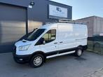 FORD TRANSIT AUTOMAAT BJ2019 EURO6D CAMERA NAVIGATIE FULL, Auto's, Bestelwagens en Lichte vracht, 4 cilinders, Wit, Leder, Diesel