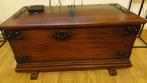 Coffre ancien en bois, Maison & Meubles, Enlèvement, Utilisé