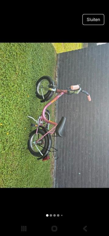 Leuk eerste fiets, zijwieltjes ook beschikbaar., Enlèvement, Utilisé, Stabilisateurs