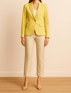 Massimo Dutti elegante blazer maat 36/38, Kleding | Dames, Jasjes, Kostuums en Pakken, Maat 38/40 (M), Massimo Dutti, Geel, Ophalen of Verzenden
