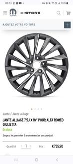 Jantes 18'Alfa Romeo Giulietta, Autos : Pièces & Accessoires, Pneus & Jantes, Jante(s), 18 pouces, Véhicule de tourisme, Pneus été