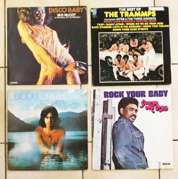 LOT VAN 16 VINYLS 1973 tot 78 beschikbaar voor biedingen