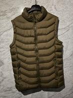 Olijfgroene jas, Kleding | Heren, Bodywarmers, Ophalen of Verzenden, Zo goed als nieuw