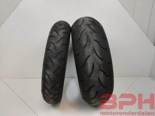 Set motorbanden Bridgestone Battlax BT016 pro 120/70/17 / 19, Motoren, Onderdelen | Merk-onafhankelijk, Gebruikt, Ophalen of Verzenden