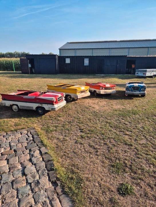 Autopede kermis Auto Lot van 4 stuks, Antiek en Kunst, Antiek | Speelgoed, Ophalen