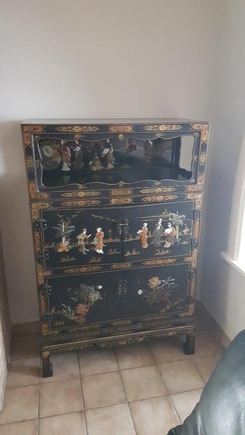 Antieke Chineese gestempelde kast, Antiek en Kunst, Antiek | Meubels | Kasten, Ophalen