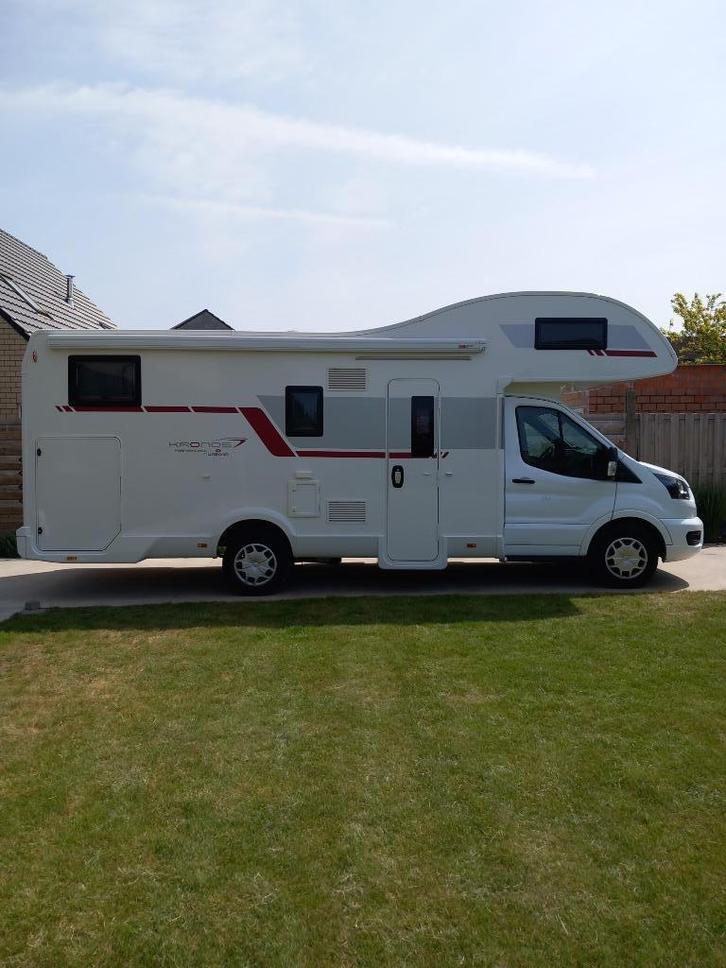 Mobilhome Ford Roller Team Kronos 284M, Caravans en Kamperen, Mobilhomes, Particulier, tot en met 5, Alkoof, Ford, Ford, Diesel