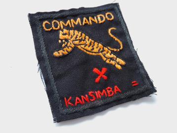 KONGO KANSIMBA COMMANDO Oude stoffen badge