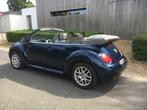 VW new beetle 2004 night blue en grijze cabrio, Auto's, Voorwielaandrijving, Stof, Beetle (Kever), 4 cilinders