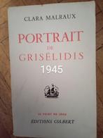 Livre ancien portrait de griselidis Clara Malraux, Antiek en Kunst, Antiek | Boeken en Manuscripten, Ophalen of Verzenden