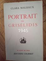 Livre ancien portrait de griselidis Clara Malraux, Enlèvement ou Envoi