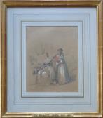 FRANCOIS-CLAUDIUS COMPTE-CALIX / BRIEF ORIGINEEL 39x34cm KAD, Ophalen of Verzenden