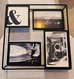Fotokader voor 4 foto’s ( zwart metaal), Enlèvement, Neuf
