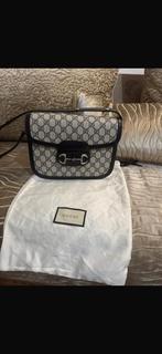 GUCCI HORSEBIT 1955 SMALL SHOULDER BAG, Ophalen, Zo goed als nieuw, Zwart, Leer