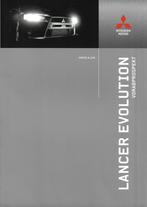 Mitsubishi Lancer Evolution introductiefolder 2008 Duitsland, Livres, Autos | Brochures & Magazines, Comme neuf, Envoi, Mitsubishi