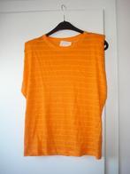 *VAL* Absolut Cashmere oranje blouse/t-shirt, dames. mt XS, Vêtements | Femmes, Blouses & Tuniques, Enlèvement ou Envoi, Comme neuf