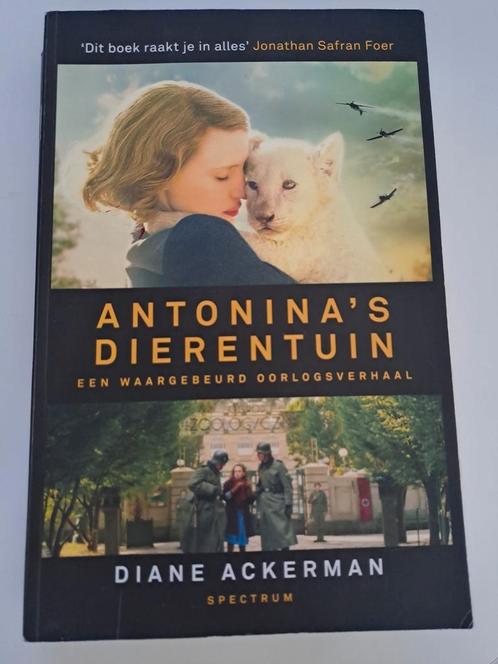 Diane Ackerman  Antonina's dierentuin - The Zookeeper's Wife, Boeken, Overige Boeken, Zo goed als nieuw, Ophalen of Verzenden