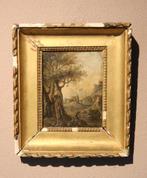 18e eeuws koper paneeltje, Antiek en Kunst, Kunst | Schilderijen | Klassiek, Ophalen of Verzenden