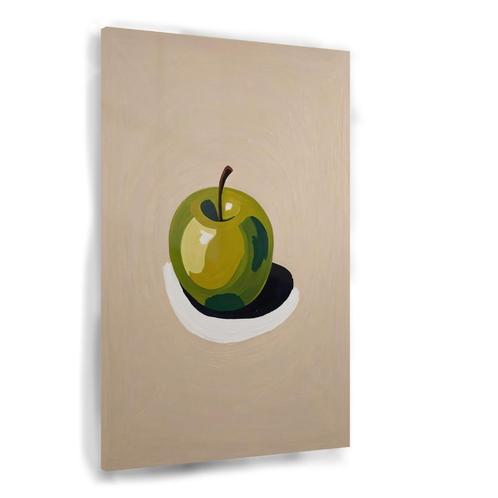 Stilleven weergave van een appel Glasschilderij 100x150cm +, Huis en Inrichting, Woonaccessoires | Schilderijen, Tekeningen en Foto's
