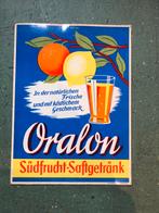 Enseigne publicitaire en carton ORALON - 1950, Utilisé, Enlèvement ou Envoi, Panneau publicitaire