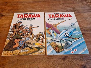 2x strip Tarawa atoll sanglant deel 1 en 2, Enlèvement ou Envoi, Utilisé