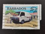 Barbados 1999 - postauto - bestelwagen, Ophalen of Verzenden, Gestempeld, Midden-Amerika