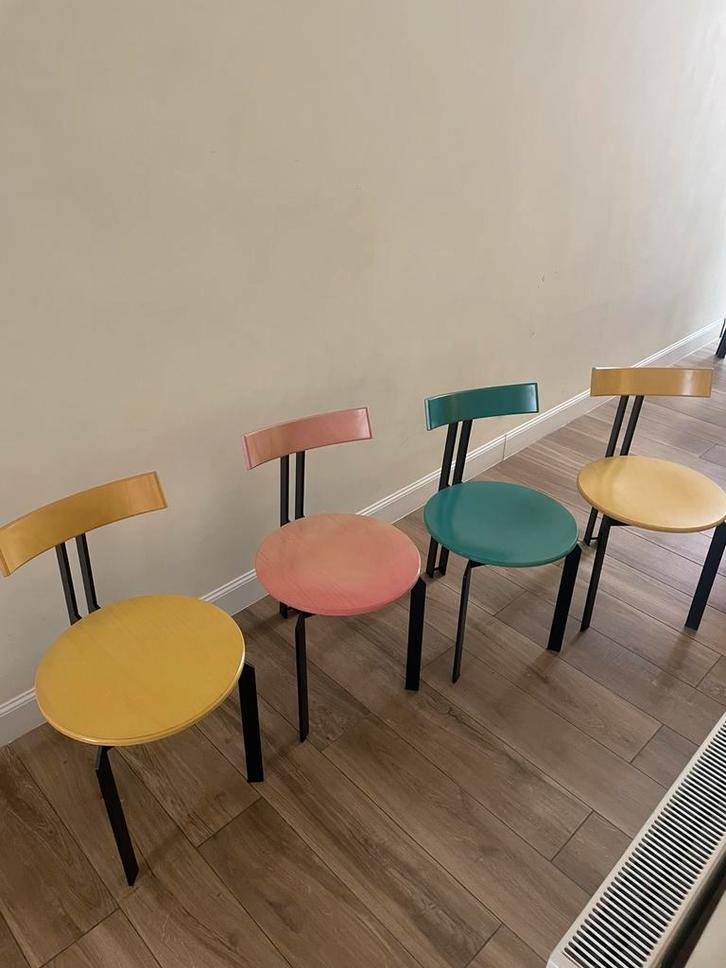 4 harvink zeta stoelen, Huis en Inrichting, Stoelen, Ophalen