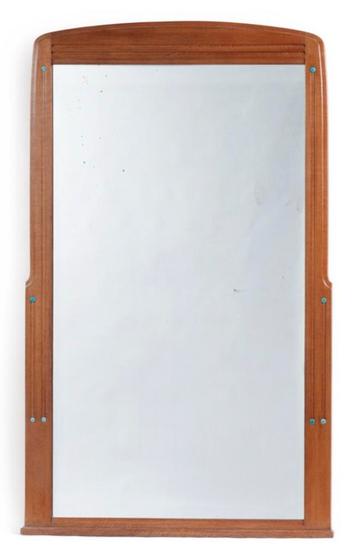 GUSTAVE SERRURIER-BOVY | MIROIR PERLÉ, 1903, Enlèvement ou Envoi, Rectangulaire, 100 à 150 cm, 150 à 200 cm