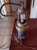 originele antieken mijnlamp, Ophalen, Gebruikt, Antiek