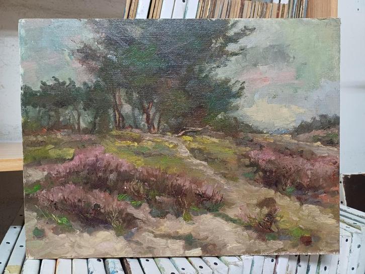 Schilderijen M.VAN DEN BEMPT "Kalmthoutse Heide", Antiek en Kunst, Kunst | Schilderijen | Klassiek, Ophalen of Verzenden